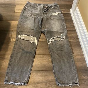 AE Long straight legged Grey Jeans